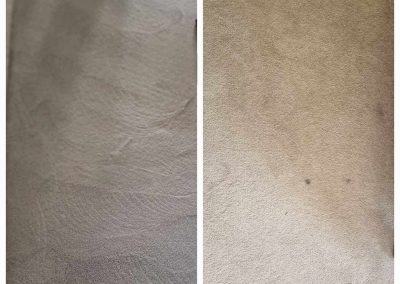 after and before carpet cleaning