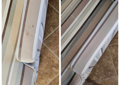 before and after upholstery cleaning