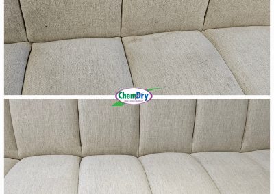 white sofa cleaning